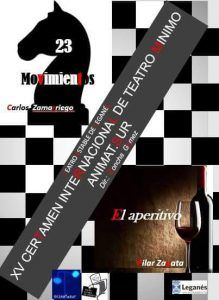 Cartel XV Certamen Internacional de Teatro Mínimo AnimatSur.